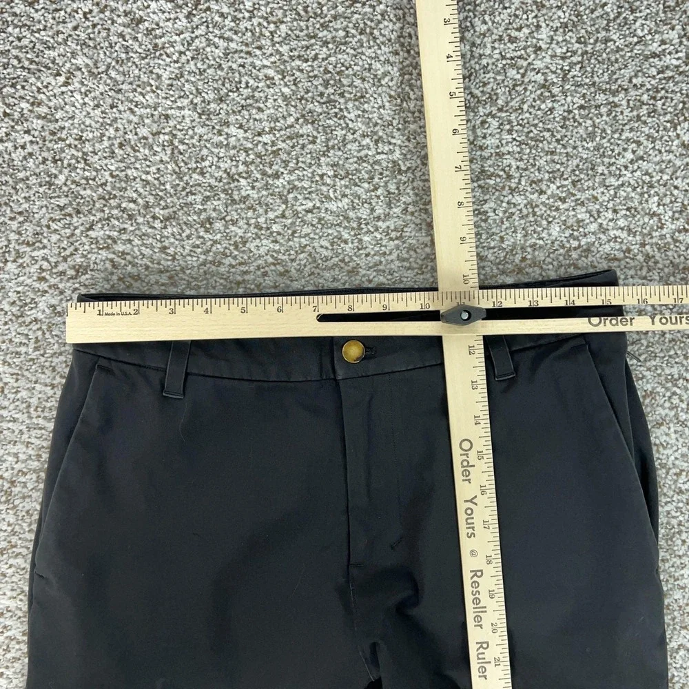 Lululemon‎ Pants Mens 31x32 Black Chino Commission Classic Golf Comfort Work